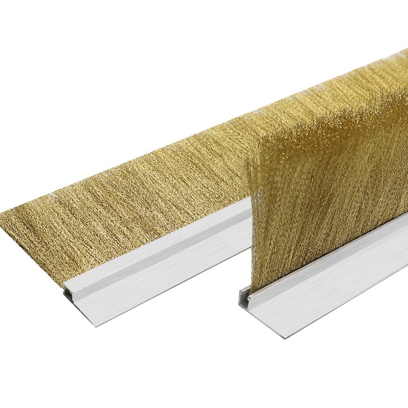 铜丝条刷 钢丝条刷 不锈钢丝条刷 条刷铜丝辊刷 铝合金工业毛刷