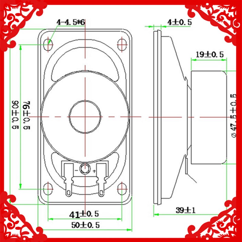 现货YY5090防水盆喇叭扬声器8欧10W广告机道闸停车LED导向牌室外