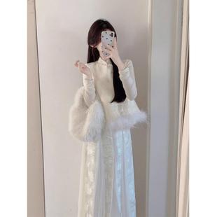 国风禅意旗袍高级感三件套装 rouje bonjour茶系一整套穿搭新中式