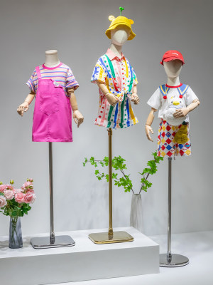 儿童模特道具半身人台服装店男女小童模全身童装店模特人偶展示架