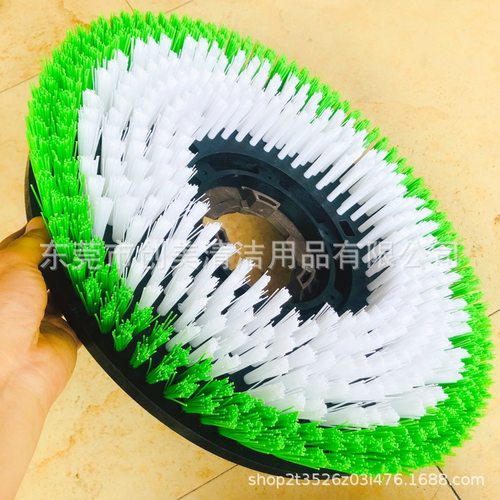 洁霸175洗地刷AF09205地板刷硬毛刷BF522配件硬毛新款17寸白毛刷