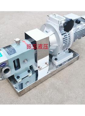 WNB工不锈凸钢凸轮泵轮子转泵食品化级无品牌/转子泵高粘度麦芽糖