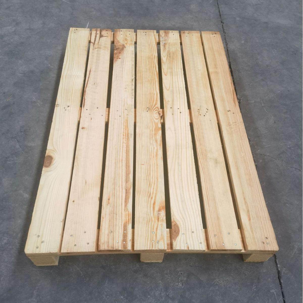 松木CHR托盘实木栈叉板四进叉木托盘物流面仓熏储蒸卡板车木托货