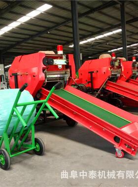 草秸秆粉碎打捆体机干青草秸MRB秆包机一全自动青牧储饲草料打打