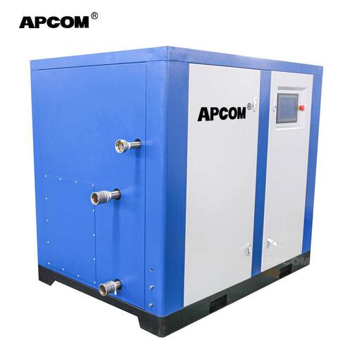 A永PCO无水润滑螺杆M油式空气压缩APM110W机工业级小型气泵磁变频