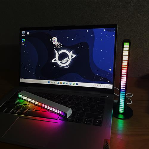 拾音氛围灯LED气氛灯车内幻彩七彩声控RGB音乐节奏灯车载桌面摆件