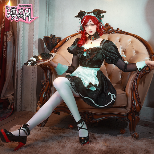 漫飙第五人格COS服祭司红发魔女