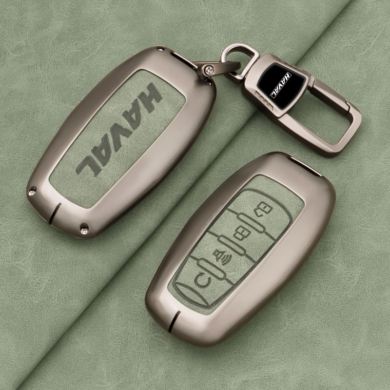 哈弗h6钥匙套第三代国潮版f7哈佛m6plus大狗车h7枭龙壳扣h2金属扣