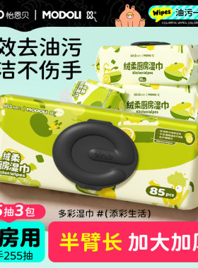 怡恩贝厨房湿巾高效去油污清洁