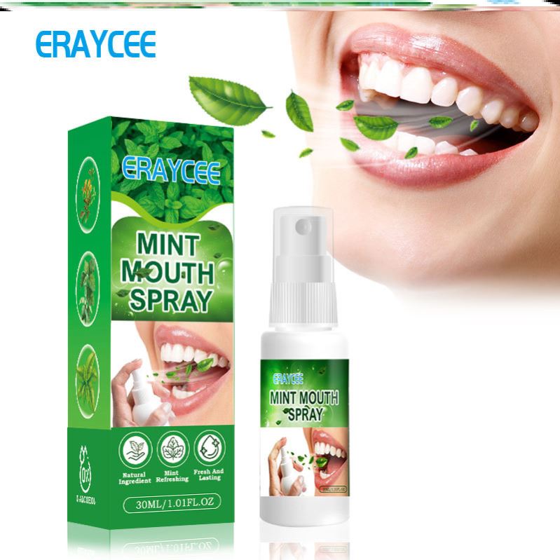 Breath Freshener Mint Mouth Spray Remove Smoke Smell Bad Bre