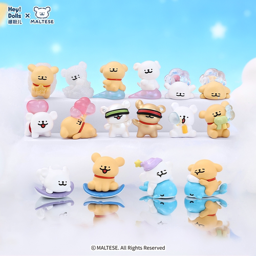 正版Suplay线条小狗梦境系列萌粒盲袋周边潮玩公仔摆件手办礼物