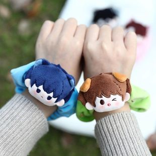 正版 歪瓜出品盗墓笔记绒绒公仔毛绒发圈张起灵吴邪动漫周边礼物