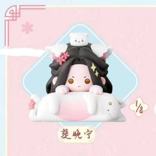 正版麦乐微美二哈和他的白猫师尊贴贴系列盲盒桌面手办摆件礼物