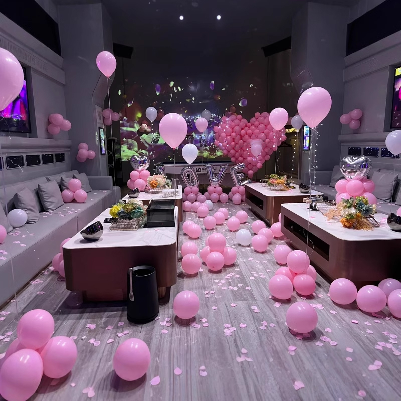 惊喜生日包厢装饰场景氛围感布置