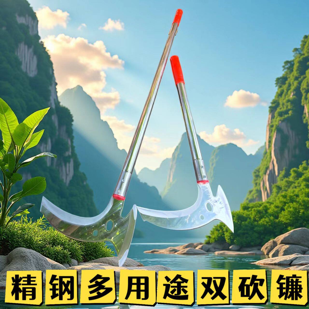 5Cr13不锈钢加长玉米镰刀