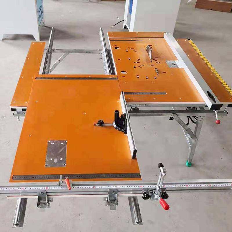 木工无尘子母锯推台锯装修队用精密锯多功能吸尘隐形滑轨推板斜切