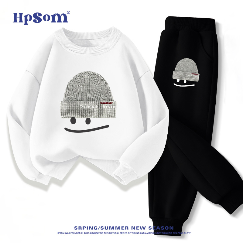 童装2025潮牌时尚卫衣套装