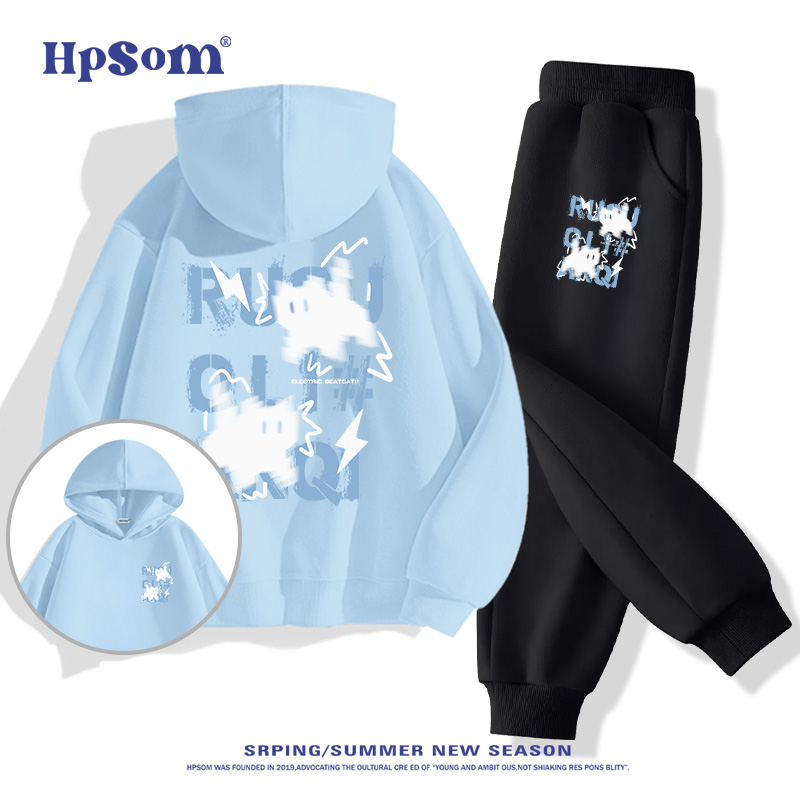 童装2025潮牌时尚卫衣套装