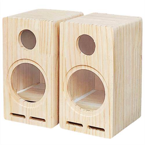 实木空箱体4寸5寸6.5寸8寸喇叭空箱二分频木质书架箱全频迷宫音箱