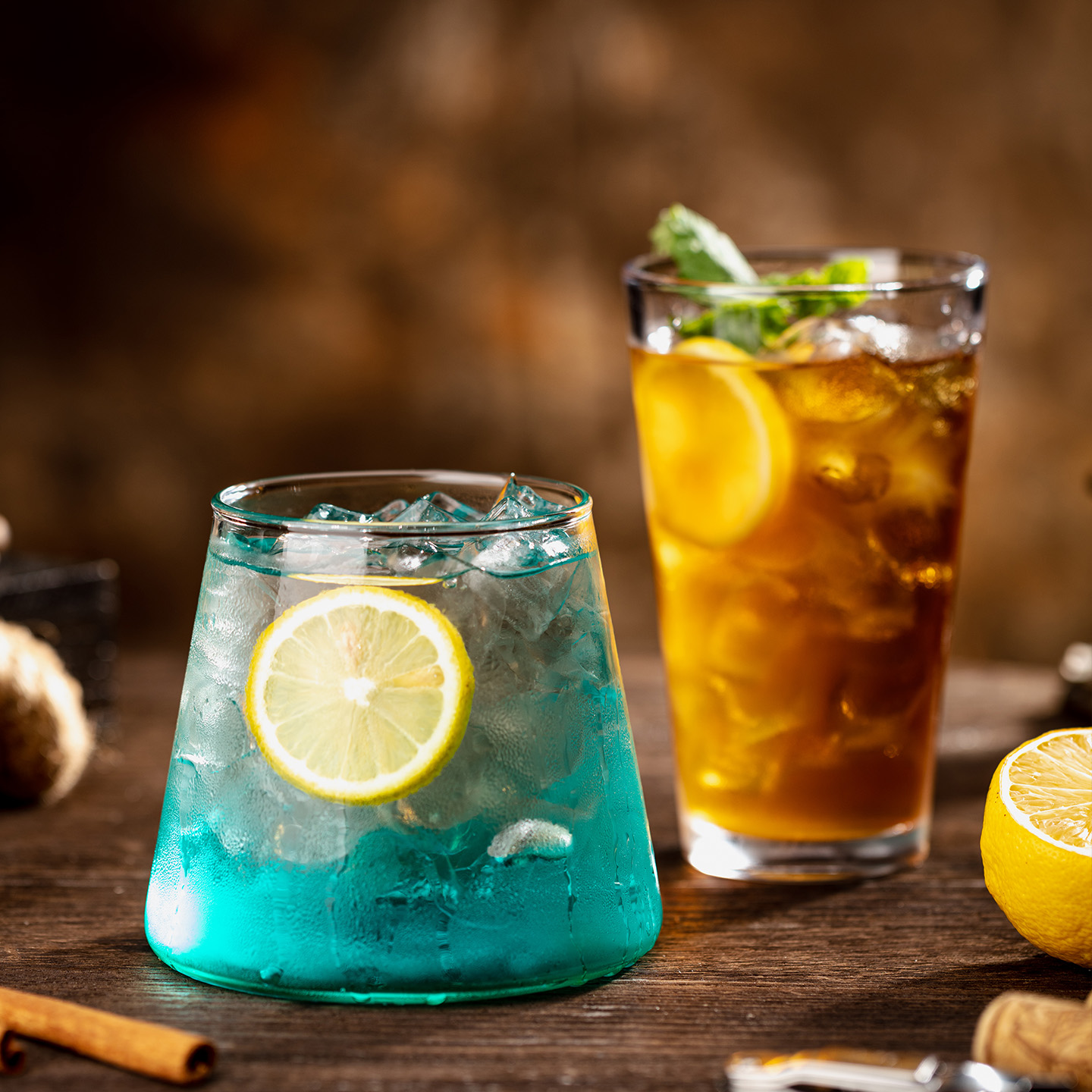 鸡尾酒杯组合套装柯林杯高脚日式长饮阔口金汤力调酒杯子莫吉托杯