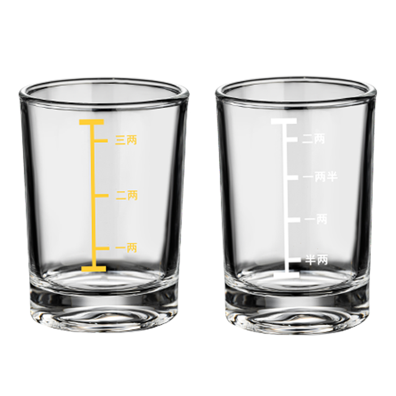 【特厚钢化杯】啤酒杯子带刻度