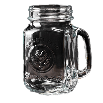 【加厚玻璃】玻璃梅森杯公鸡杯