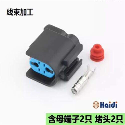DJ7022Q-2.8-21 适用于福特路虎ABS传感器2孔汽车接插件 含端子