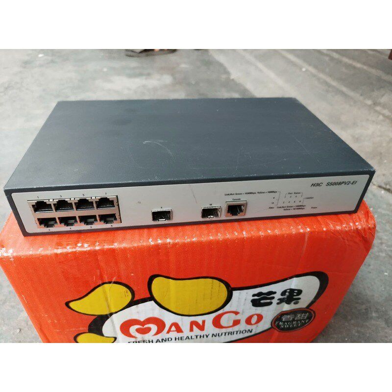 网络交换机H3C-S5008Pv2-El全千兆网管交换机,功