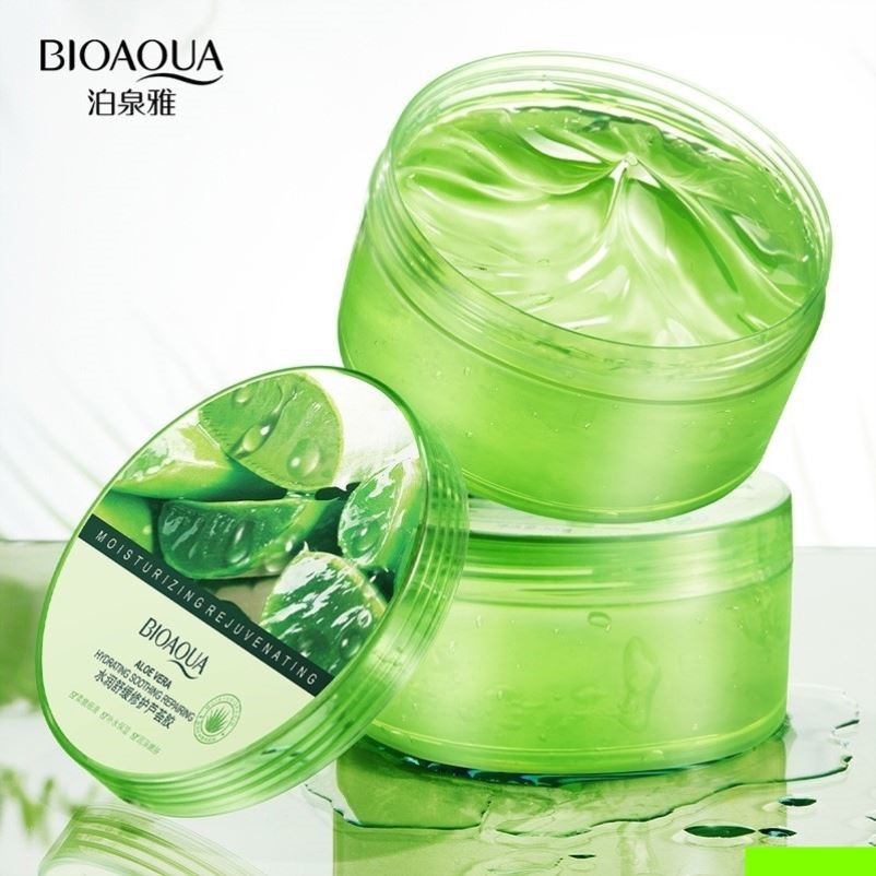 BIOAQUA natural alovera gel acne gel cream芦荟胶qu痘淡化痘印