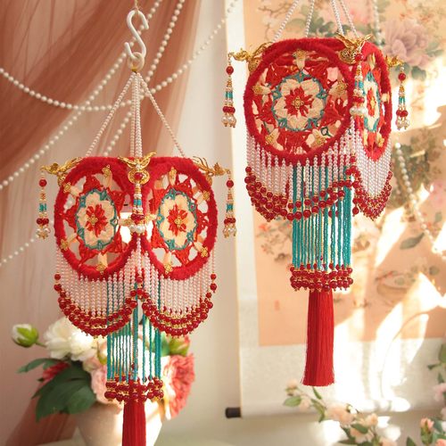 喜物语钩针灯笼手工DIY材料包