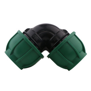 PE快接弯头配件塑料水管快速活接头自来给水管件20等径25免热熔