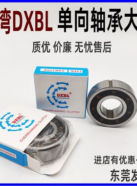 台湾DXBL单向轴承CSK8 12 15 17 20 25 30 35 40PP内外圈带键槽