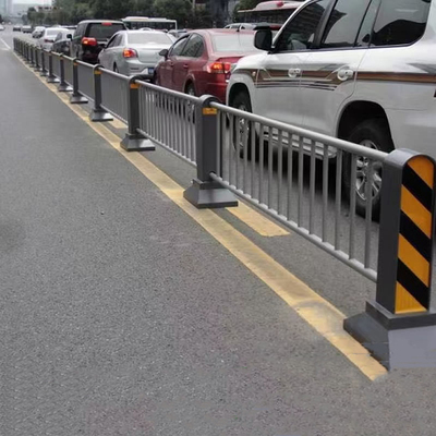 机非隔离护栏中央道路隔离栏市政道路护栏车辆分流防撞栏人行道