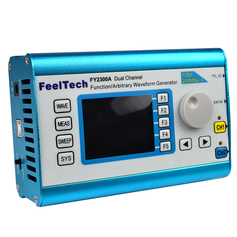 FY2300全程控双通道DDS函数任意波形信号发生器信号源/频率计数器