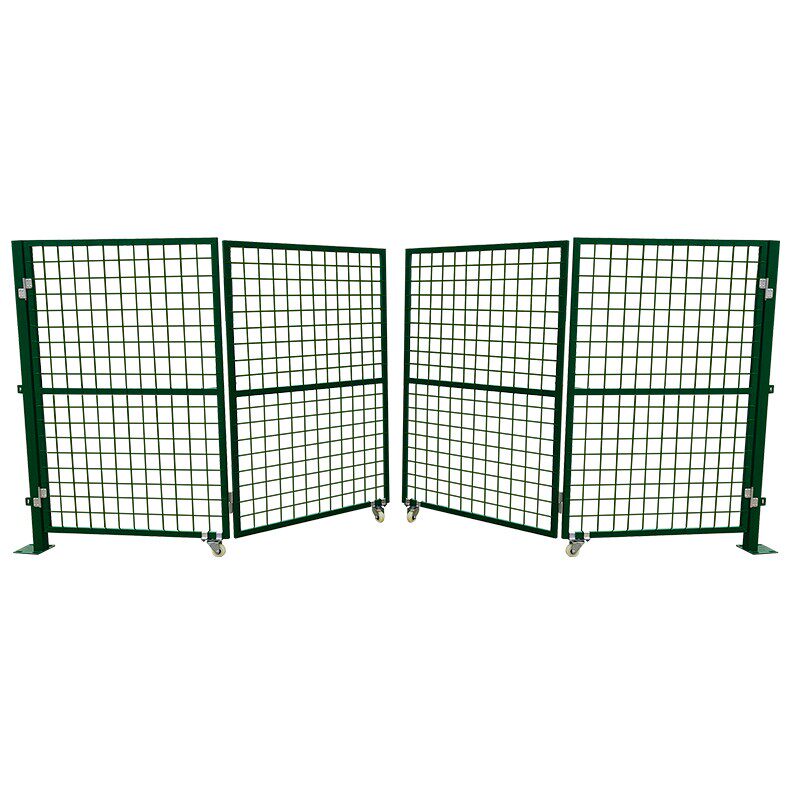 金石铁丝网门护栏网门仓库车间折叠门简易门庭院篱笆菜园围栏网门