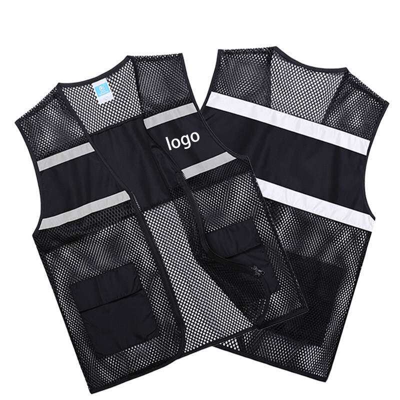 工作服马甲定制logo网状