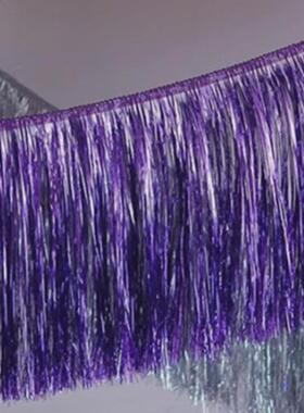 加密雨丝帘流苏庆派对店挂饰开业周年背景墙布置生日场景布置装饰