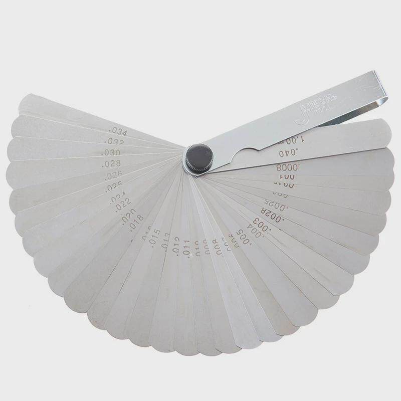 捷科FGS-32塞尺不锈钢间隙尺厚薄规塞规单片厚度尺塞片32件