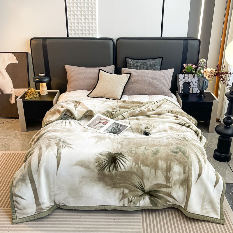 毛毯a类双面绒拉舍尔毛毯冬季加厚天丝超柔云礼品盖毯毯毯批发