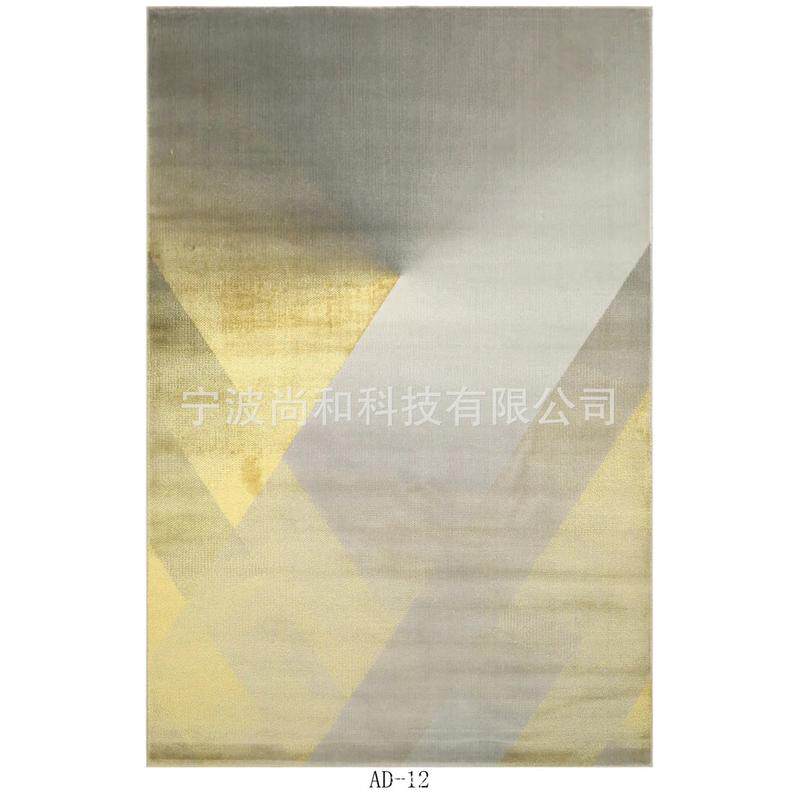 现代简约地毯客厅卧室地垫北欧ins风美欧式床边黑白灰轻奢茶几垫