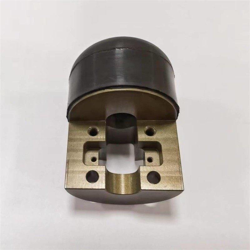 定制石油机械氟胶垫固定座金属件压胶铝件粘胶五金件包硅胶,橡塑材料及制品,橡胶,淘宝优惠券,粉丝福利购,淘宝优惠卷