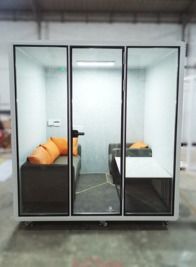 隔音房电话亭移动可拆卸静音仓办公会议室架子鼓钢琴房睡眠舱厂家