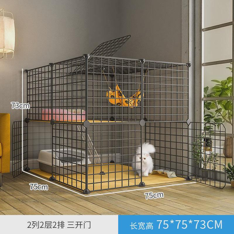 猫笼子家用室内超大自由空间别墅围栏小型猫咪大空间非带厕所一体