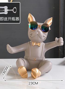 轻奢红酒酒架摆件餐桌装饰品送礼家居红酒托架乔迁客厅酒柜摆件