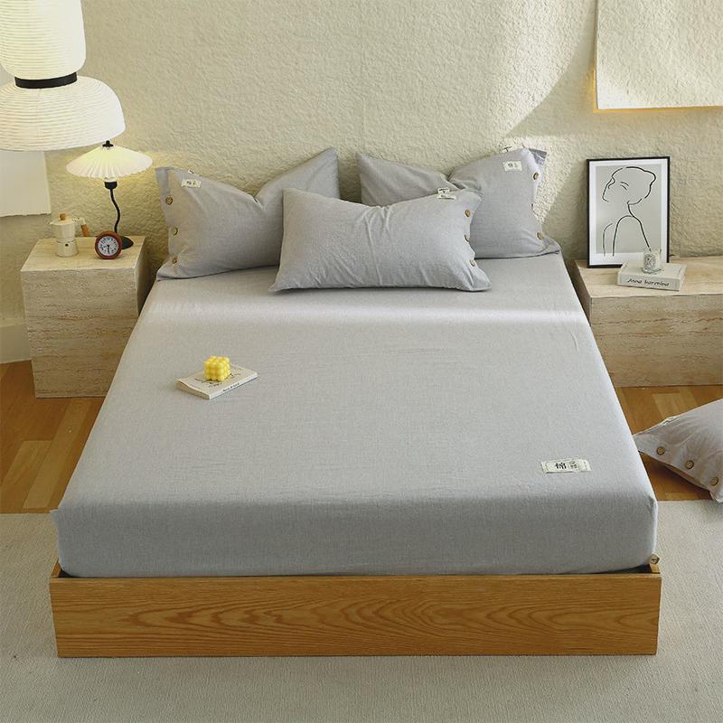 全棉单件床笠全包床罩水洗棉床垫保护套四季母婴水洗棉床笠三件