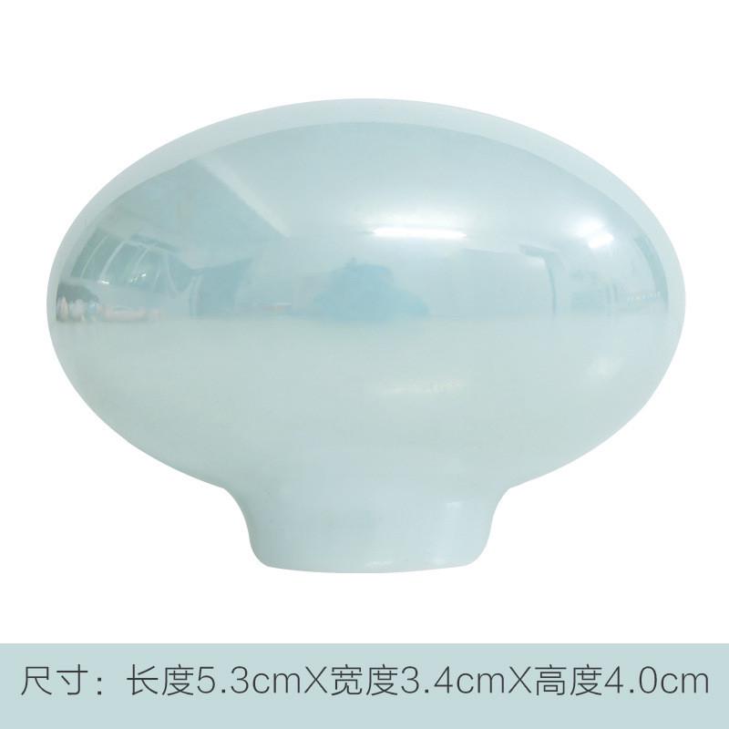 新款浪漫法式珍珠拉手银色衣柜柜门柜子抽屉圆形五金极简