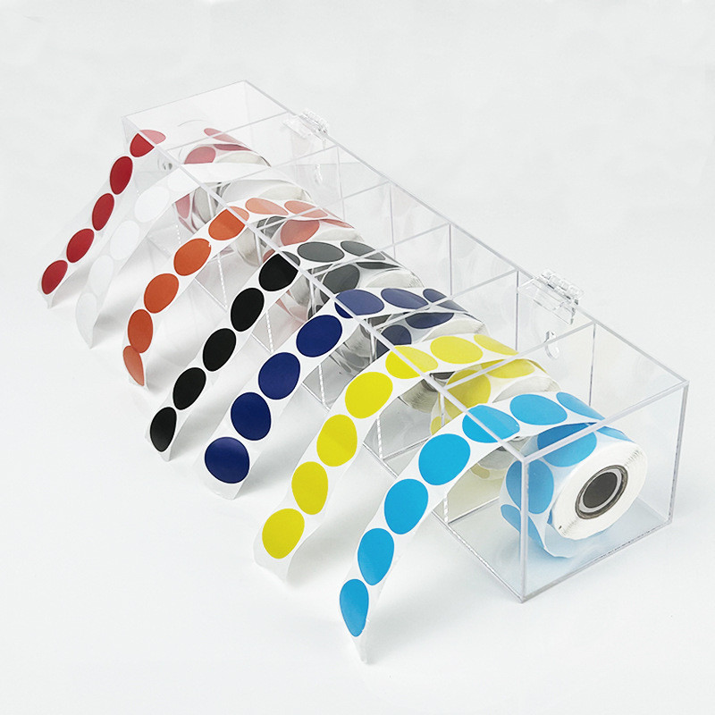 星期标签分配盒时间条标签分配器标签分类盒食品贴纸架亚克力