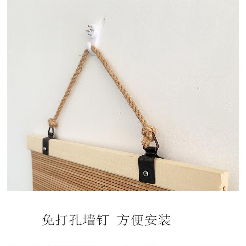 eq4f新中式茶艺连画茶室挂画定制禅意竹帘尺寸内容定制禅意