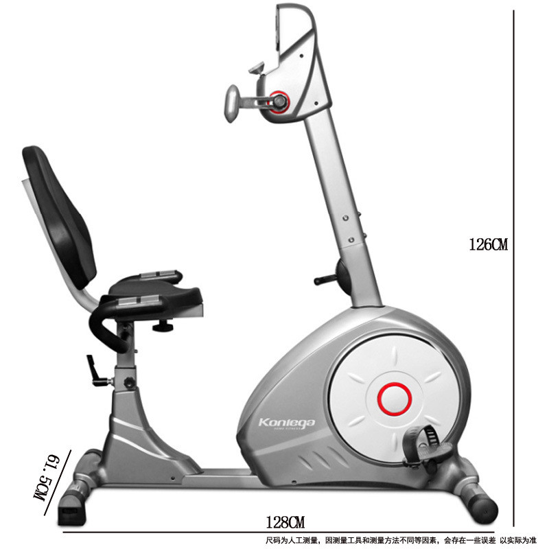 卧式健身车家用动感单车脚踏车锻炼器材老年人室内运动recumbent