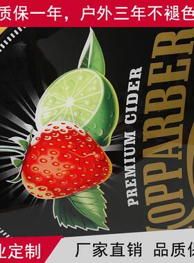 温州雅杰灯箱LED广告灯箱圆形超薄无边框灯箱单面亚克力灯箱